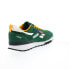 Reebok LX2200 Mens Green Suede Lace Up Lifestyle Sneakers Shoes
