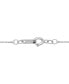 ფოტო #4 პროდუქტის Diamond Heart-in-Heart 18" Pendant Necklace (1/2 ct. t.w.) in 10k White Gold