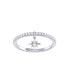 Little North Star Design Sterling Silver Diamond Charm Women Ring