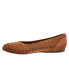 Фото #4 товара Softwalk Sonoma S1862-227 Womens Brown Narrow Leather Ballet Flats Shoes