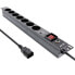 Фото #2 товара InLine 19" socket strip - 7-way - surge and overload protection - switch