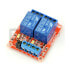 Relay module 2 channels H/L with optoisolation - contacts 10A/250VAC - coil 12V