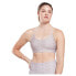 ფოტო #2 პროდუქტის REEBOK Lux Strappy Sports Modern Safari Print Sports Bra