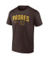Men's Fernando Tatis Jr. Brown San Diego Padres Player Name and Number T-shirt