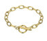 Фото #1 товара Gold Plated Chain Bracelet Raegan Gold Bracelet MCB23064G