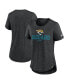 Фото #1 товара Women's Heather Black Jacksonville Jaguars Fashion Tri-Blend T-Shirt