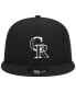 Фото #3 товара Men's Black Colorado Rockies Trucker 9FIFTY Snapback Hat