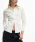 Фото #1 товара Women's Slim-Fit Velvet Blazer