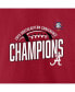 Men's Crimson Alabama Crimson Tide 2023 SEC Football Conference Champions T-shirt