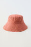 True neutrals bucket hat with fringe