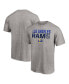 Фото #2 товара Men's Heathered Gray Los Angeles Rams Big and Tall Fade Out Team T-shirt