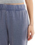 Monki pull on relaxed leg lounge trousers in blue acid wash Grellblau verwaschen, 2XS - EU 32 - фото #5