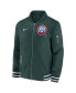 Фото #3 товара Men's Hunter Green Colorado Rockies Authentic Collection Game Time Bomber Full-Zip Jacket