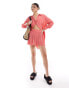 Фото #3 товара South Beach high waist beach short in watermelon