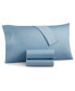 Фото #1 товара CLOSEOUT! Sleep Soft 300 Thread Count Viscose From Bamboo 4-Pc. Sheet Set, Full, Created for Macy's