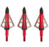 Allen Company Photon Hunting Broadhead, 1.125" Cutting Dia, 125 Grain, 3 Pack