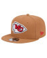 Фото #3 товара Men's Tan Kansas City Chiefs Color Pack 9FIFTY Snapback Hat with Side Patch