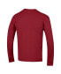 ფოტო #3 პროდუქტის Men's Crimson Oklahoma Sooners High Motor Long Sleeve T-shirt