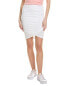 James Perse Cross Front Panel Skirt Women's White 0