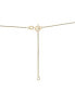 ფოტო #3 პროდუქტის Diamond Lariat Choker Necklace (1/4 ct. t.w.) in 10k Gold, 14" + 2" extender, Created for Macy's