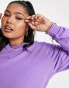 Фото #4 товара ASOS DESIGN Curve sweatshirt in purple