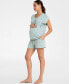 Фото #4 товара Women's Ultra-Soft Maternity and Nursing Short Pajamas