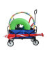 Фото #2 товара Folding Wagon Garden Shopping Beach Cart (Blue)