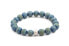 Фото #1 товара Agate bead bracelet MINK73 / 17