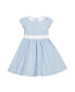 Фото #1 товара Платье для малышей Hope & Henry с коротким рукавом и воротником "Питер Пэн"