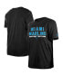 Фото #1 товара Men's Black Miami Marlins Batting Practice T-shirt