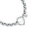 Elegant steel bracelet with Drops crystal SCZ1286