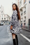 Фото #5 товара Мини-платье с принтом ZARA