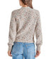 Фото #2 товара Women's Textured Cable-Knit Mock-Neck Sweater