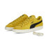 Фото #5 товара Puma Suede Staple 39156701 Mens Yellow Suede Lifestyle Sneakers Shoes