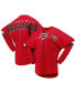 ფოტო #4 პროდუქტის Women's Red Tampa Bay Buccaneers Spirit Jersey Lace-Up V-Neck Long Sleeve T-shirt