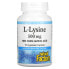 Natural Factors, L-лизин, 500 мг, 90 вегетарианских капсул