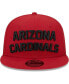 Фото #2 товара Men's Cardinal Arizona Cardinals Stacked Trucker 9FIFTY Snapback Hat