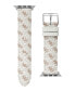 Women's White Genuine Leather Apple Watch Strap 38mm-40mm