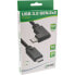 Фото #1 товара InLine USB 3.2 Gen.2 cable - USB-C male/male angled - black - 2m