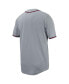 Фото #2 товара Men's Gray Florida State Seminoles Replica Full-Button Baseball Jersey