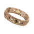 ფოტო #1 პროდუქტის Rose Gold-Tone Purple Crystal Flower Bracelet