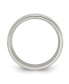 ფოტო #3 პროდუქტის Titanium Brushed Beveled Edge Wedding Band Ring