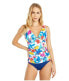 Фото #2 товара Bleu by Rod Beattie 276745 Floral-Print Tankini Top Swimsuit size 4