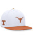 ფოტო #4 პროდუქტის Men's White/Burnt Orange Texas Longhorns Rally Two-Tone Fitted Hat