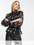 Фото #1 товара Vero Moda Tall shirred blouse in floral print