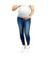 ფოტო #1 პროდუქტის Maternity Lifter Skinny with Side Elastics Jeans