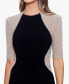 ფოტო #3 პროდუქტის Women's Rhinestone Illusion Sheath Dress