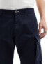 Фото #7 товара GANT relaxed fit twill cargo shorts in navy