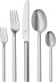 WMF Alteo Cutlery Set for 12 People, Cutlery 60 Pieces & Alteo Stainless Steel Cutlery Set for 6 People, 30 Pieces, Monobloc Knife, Cromargan Matte Stainless Steel, Dishwasher Safe