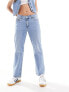 Фото #3 товара JJXX Nice straight fit cropped jeans in medium blue